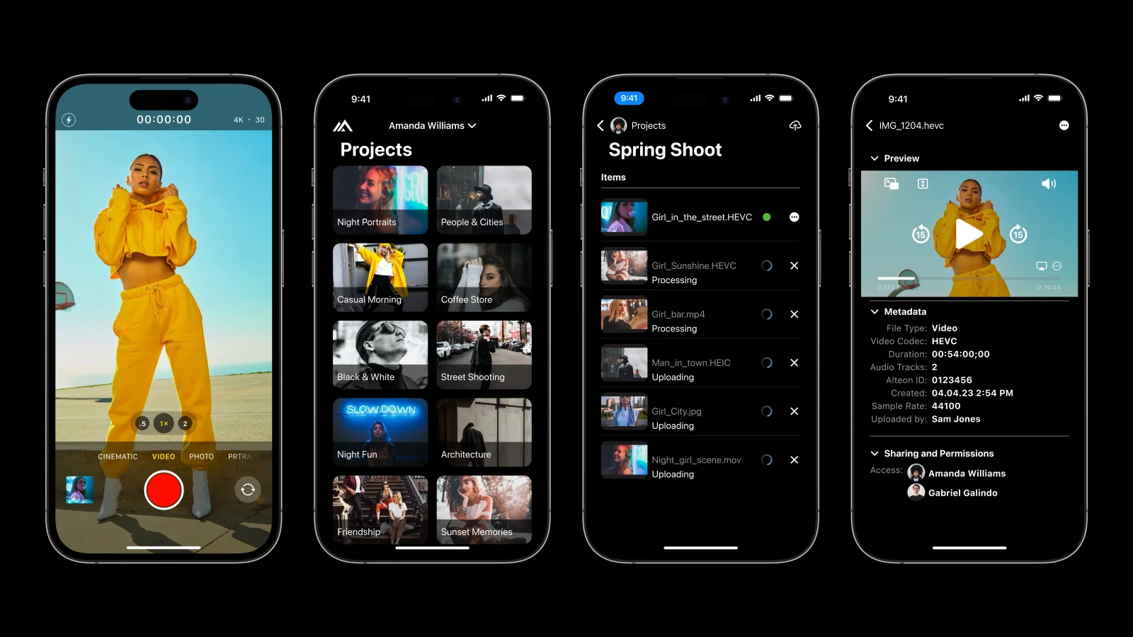 alteon ios app screens